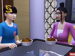 Korean Stepmom and Stepson's Secret Encounter