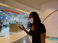 Thai Mall Pickup: Hardcore Doggystyle Creampie with Petite Model