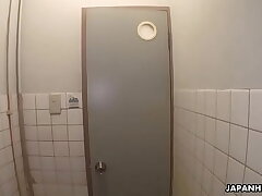 Asian Office Worker Lady Tsubaki Gets Creamed