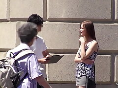 European Teen's Creampie and Rough Fuck