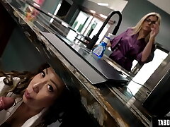 Cory Chase's Naughty Secret with Kaya Knight's Steamy Asian Friend