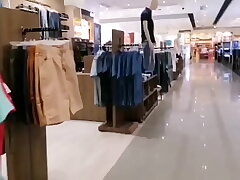 Filipina Frenzy: Public Fitting Room Suck and Fuck