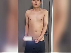 Hairy-Armpit Asian Masturbator's Pleasure